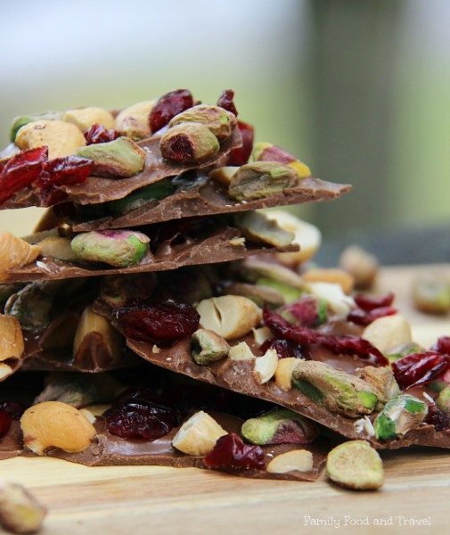 27+ Cookie Recipes Perfect For Christmas Cookie Exchanges- Cranberry Pistachio and Cashew Bark from Family Food and Travel
