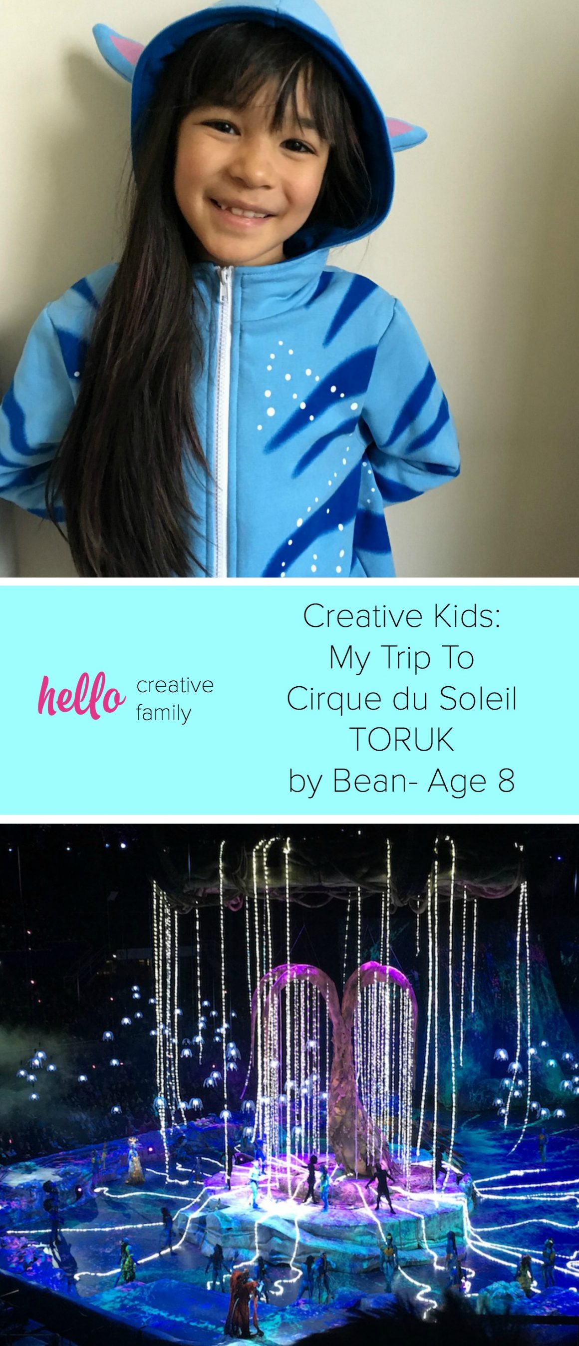 An 8 year old writes a recap on a seeing Cirque du Soleil TORUK from a kids point of view. Spoiler alert: She loved it and can't wait for her next show!