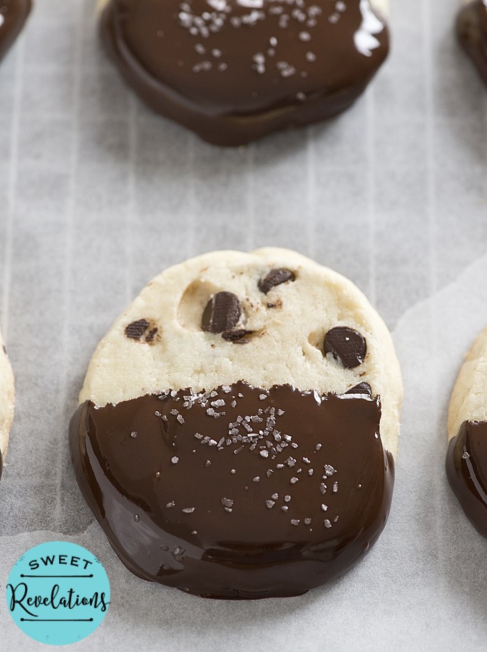 27+ Cookie Recipes Perfect For Christmas Cookie Exchanges- Salted Brown Butter and Dark Chocolate Icebox Cookies from Sweet Revelations