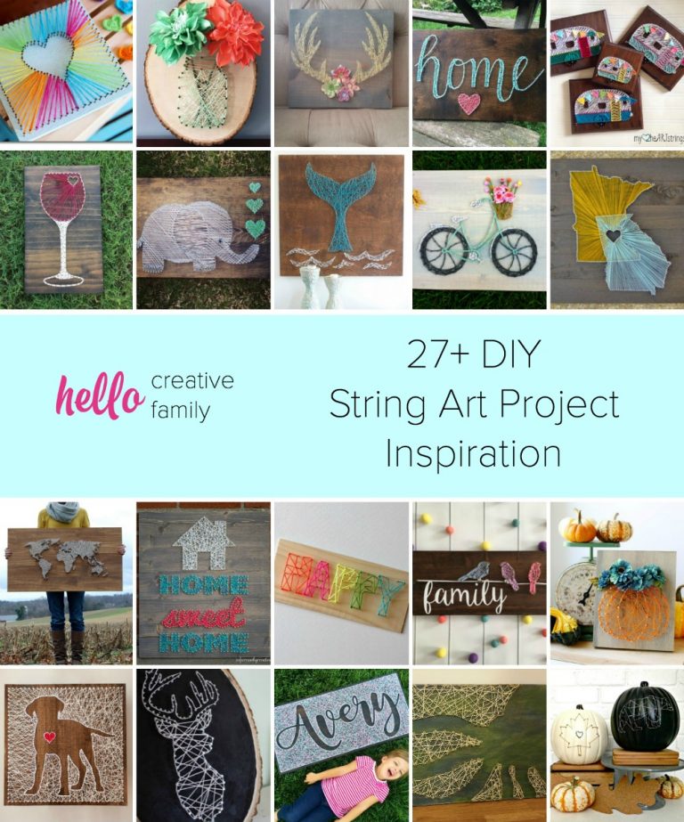 27+ DIY String Art Project Inspiration