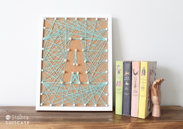 27+ DIY String Art Projects: DIY Corkboard String Art from Tatertots and Jello