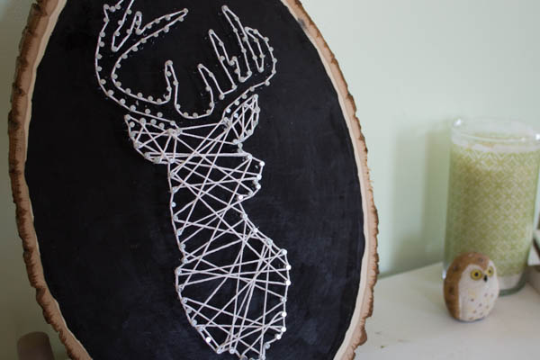 27+ DIY String Art Projects: Deer String Art from A Week from Thursday