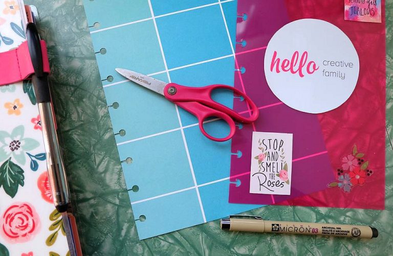 How To Punch Holes In Happy Planner Pages When You Don’t Have An Arc Punch
