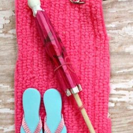 Beach Towel SWAPS Idea from While Wearing Heels