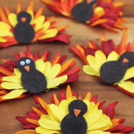 Flower Turkeys SWAPS Idea from Our Best Bites