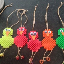Perler Bead Bird SWAPS Idea