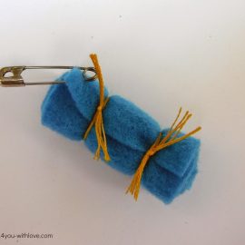 Sleeping Bag Felt SWAPS Idea from 4 You With Love