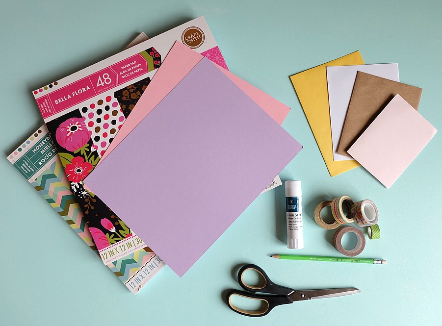 You'll want to hang onto old Christmas and Birthday card envelopes after reading this post! Upcycle old envelopes into envelope templates! Learn How To Make DIY Envelopes in minutes using scrapbooking paper and cardstock with this easy tutorial! 