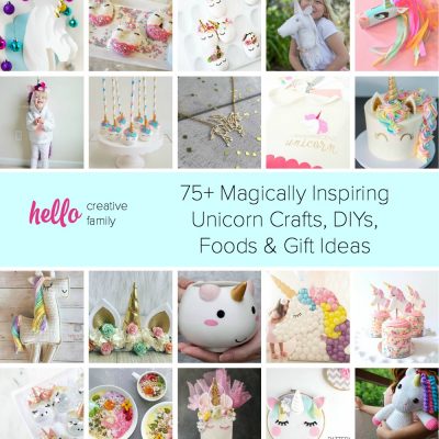 Do you love all things unicorn? Here are 75+ Magically Inspiring Unicorn Crafts, DIYs, Foods and Gift Ideas perfect for a unicorn themed birthday party or for anyone who is obsessed with unicorns!