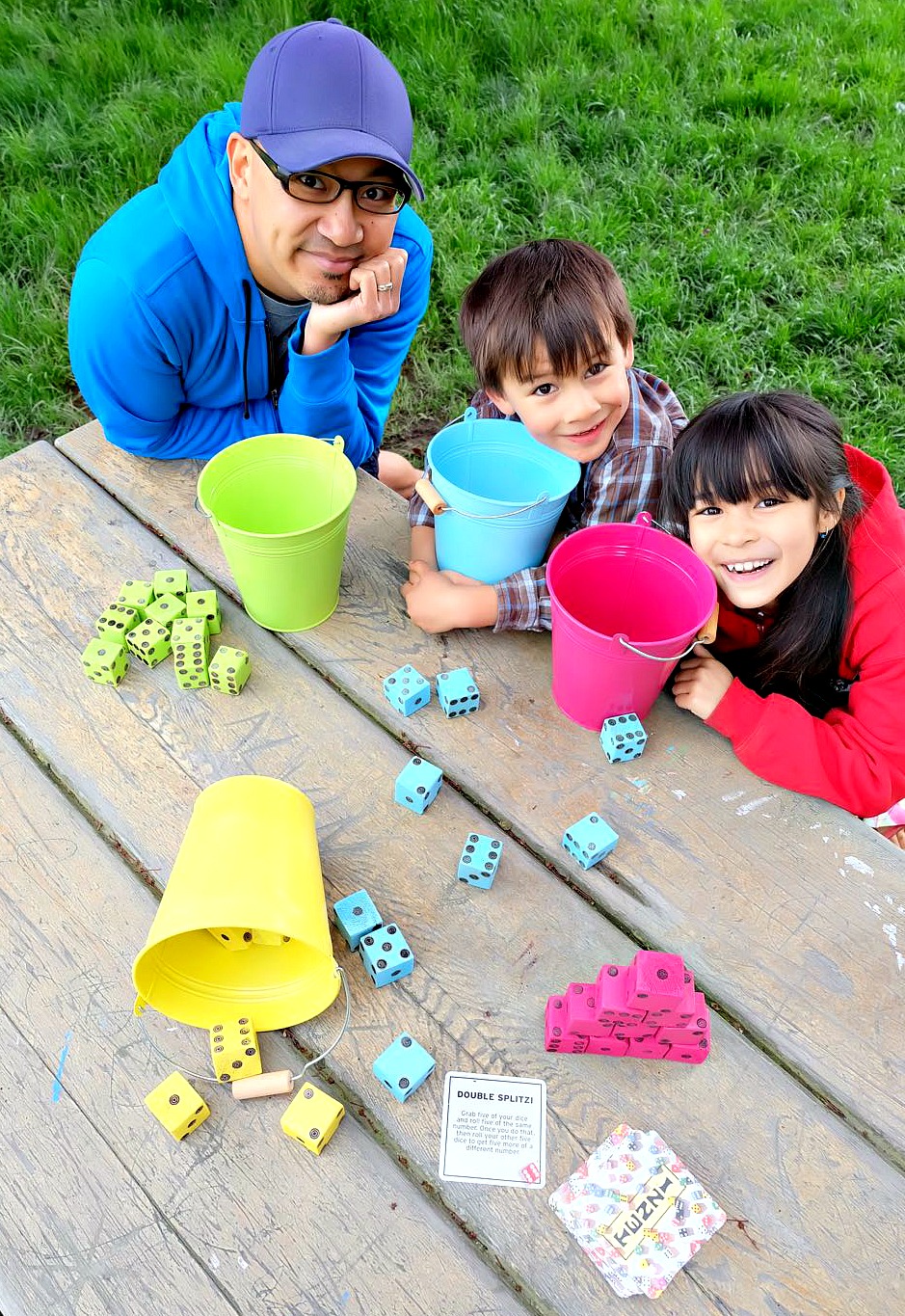 Summer just got a whole lot more fun with this fabulous weekend family project! Create your own set of brightly colored, DIY Tenzi Outdoor Yard Dice Game with the fun #sponsored tutorial using Rustoleum spraypaint! 