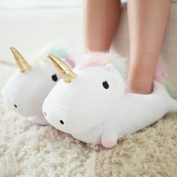 75+ Magically Inspiring Unicorn Crafts, DIYs, Foods and Gift Ideas: Light Up Unicorn Slippers