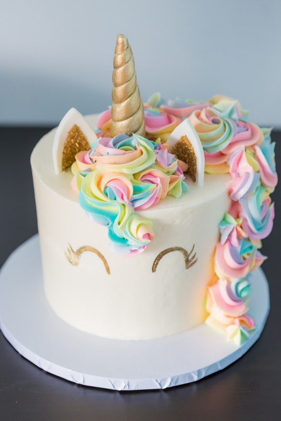 75+ Magically Inspiring Unicorn Crafts, DIYs, Foods and Gift Ideas: Unicorn Cake from 100 Layer Cake-let