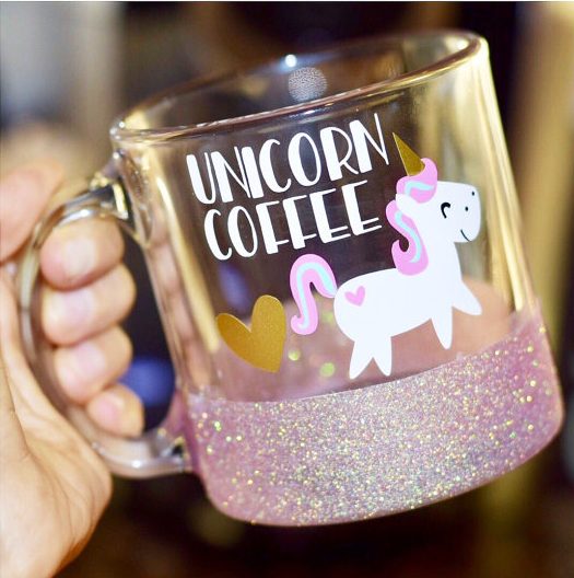 75+ Magically Inspiring Unicorn Crafts, DIYs, Foods and Gift Ideas: Unicorn Coffee Mug