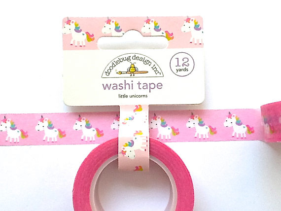 75+ Magically Inspiring Unicorn Crafts, DIYs, Foods and Gift Ideas: Unicorn Washi Tape