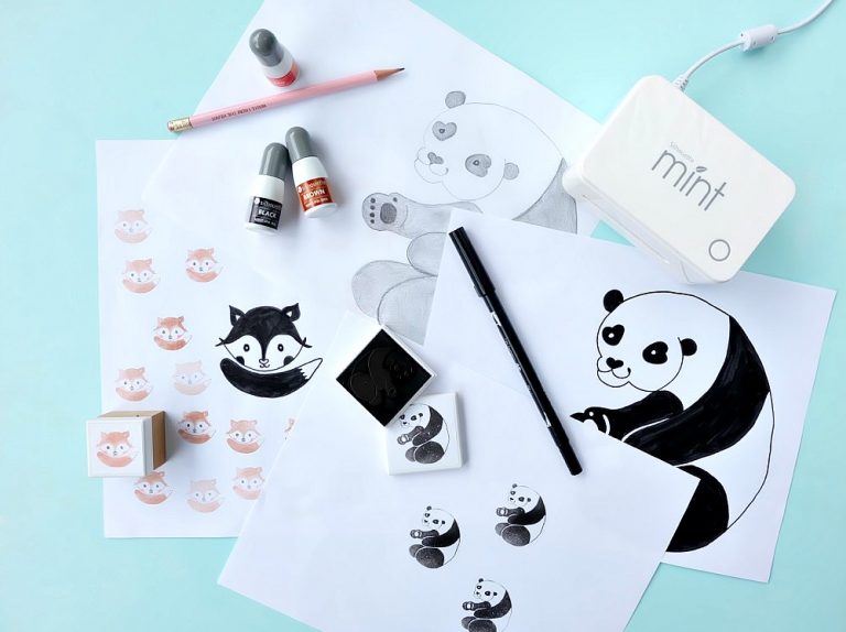How To Turn Your Drawings Into Rubber Stamps With The Silhouette Mint