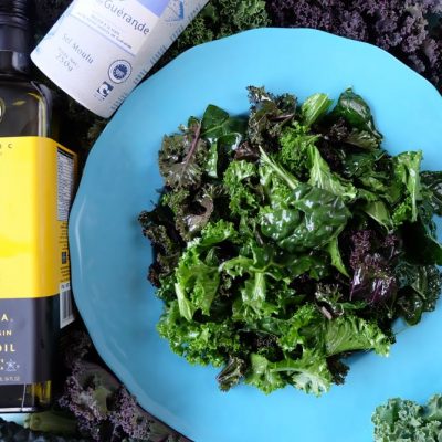 Want to know the secret to the most tender kale salad you've ever eaten? Whether you are buying a bagged kale salad from Costco, purple kale, green kale, flat leaf kale or curly leaved kale you need to know this secret! I'll never make my kale salad recipe the same way again! And it's so easy!