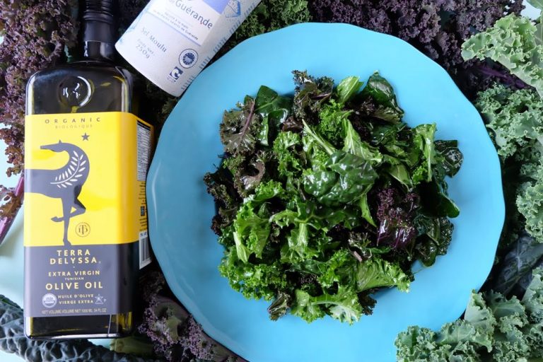 Want to know the secret to the most tender kale salad you've ever eaten? Whether you are buying a bagged kale salad from Costco, purple kale, green kale, flat leaf kale or curly leaved kale you need to know this secret! I'll never make my kale salad recipe the same way again! And it's so easy!