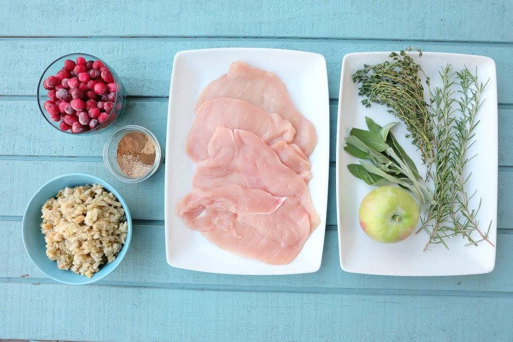This delicious apple cranberry stuffed turkey breast recipe is perfect for a Thanksgiving meal or for a weeknight dinner! Ready in 45 minutes or less, this is a fabulous Thanksgiving dinner for two, four or more! Great for small family festivities! Recipe development #sponsored by Canadian Turkey.