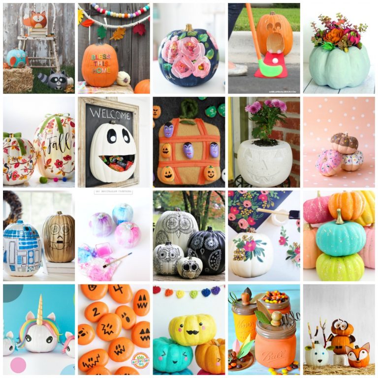 27+ Awesome Pumpkin Crafts, DIYs and Decorating Ideas