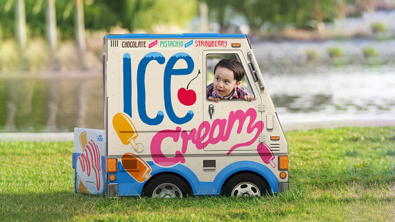 Handmade Holiday Gift Guide Gifts For Kids: Ice Cream Truck from Famous OTO