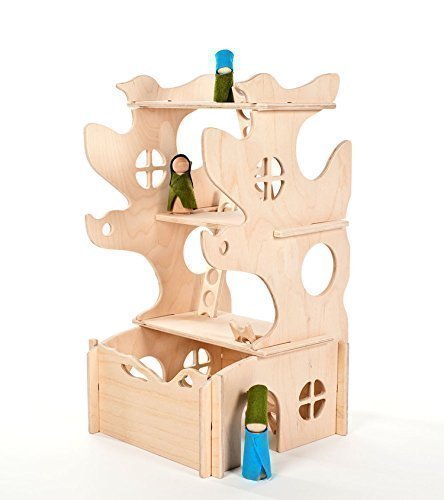Handmade Holiday Gift Guide Gifts For Kids: Modular Play Tree House from Manzanita Kids