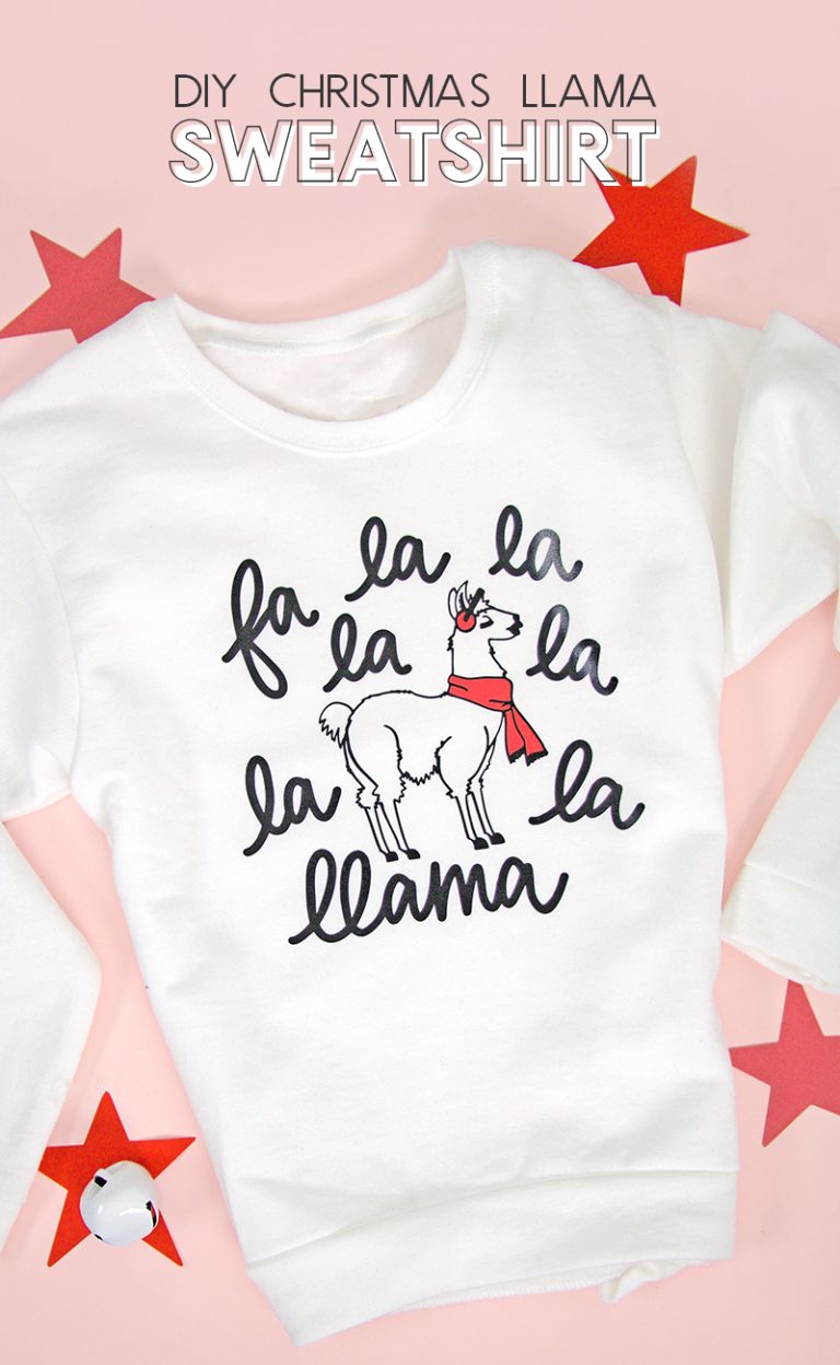 50+ Lovely Llama Crafts, Printables, SVG's DIY's, Food and Gift Ideas: Fa La La La Llama SVG from Persia Lou