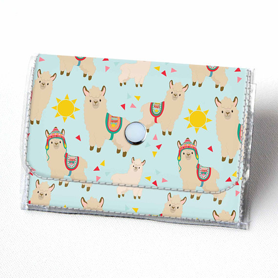 50+ Lovely Llama Crafts, Printables, SVG's DIY's, Food and Gift Ideas: Llama Wallet from Dear Sukie