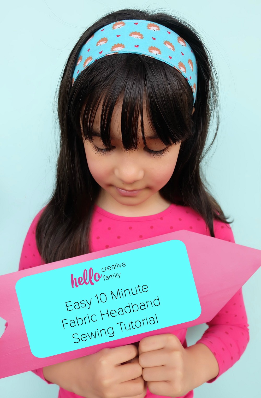Bust out those fabric scraps and whip up this quick and easy sewing project! This 10 Minute Fabric Headband Sewing Tutorial will have you making a super cute hair accessory in minutes! Create this sewing project using the Cricut Maker. Also learn why a Cricut is the perfect tool if you are in a craft slump or want to learn to craft! #Cricut #sewing #hairaccessories #diy 