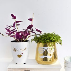 37+ Handmade Gift Ideas For Mom That She's Guaranteed To Love: DIY Face Planters from Delineate Your Dwellings