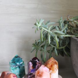 37+ Handmade Gift Ideas For Mom That She's Guaranteed To Love: DIY Gemstone Soap from Honestly WTF