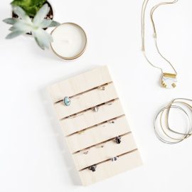 37+ Handmade Gift Ideas For Mom That She's Guaranteed To Love: DIY Ring Display from The Merry Thought