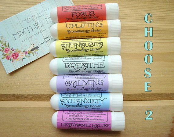 Handmade School Supplies & Accessories You'll Love: Aromatherapy Inhalers from Mythic Mist