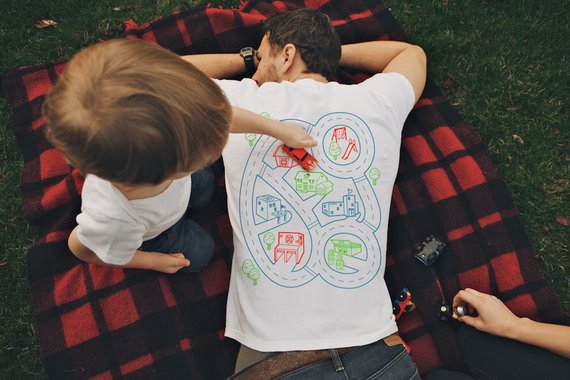 Shop Handmade Holiday Gift Guide: Car Play Mat Shirt from byk kid