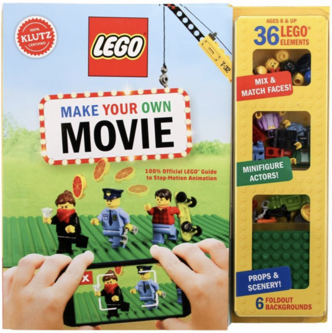 10 Book Recommendations for Creative Kids:Klutz Lego Make Your Own Movie