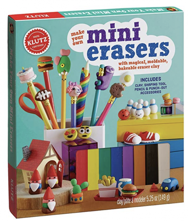 10 Book Recommendations for Creative Kids: Klutz Make Your Own Mini Erasers