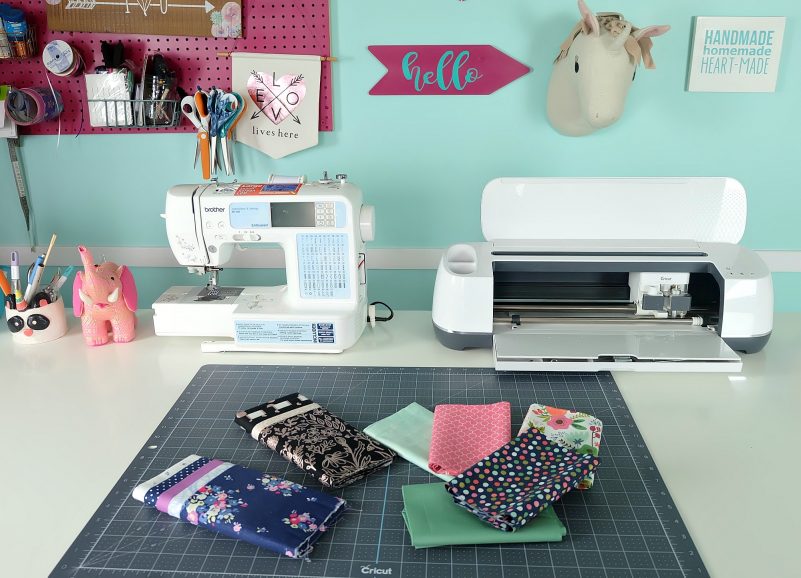 My Cricut Maker and sewing machine are best buddies! I use them hand in hand to make a ton of easy handmade gifts.