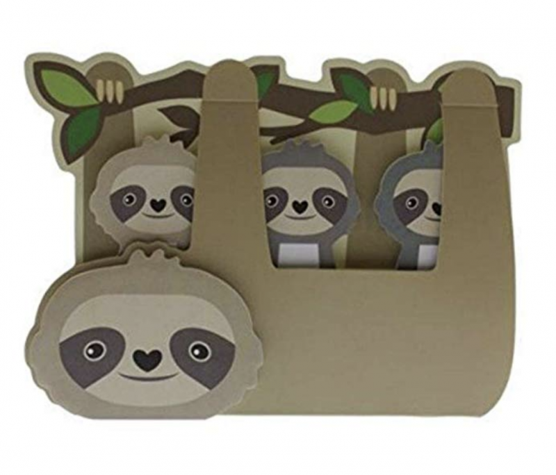 Sloth Crafts, Printables, SVG's DIY's, Food and Gift Ideas: Sloth Sticky Memo Tabs from Amazon