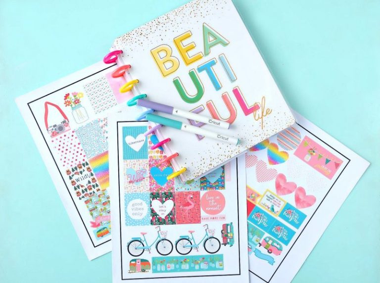 How To Make DIY Planner Stickers With Your Cricut- Step By Step
