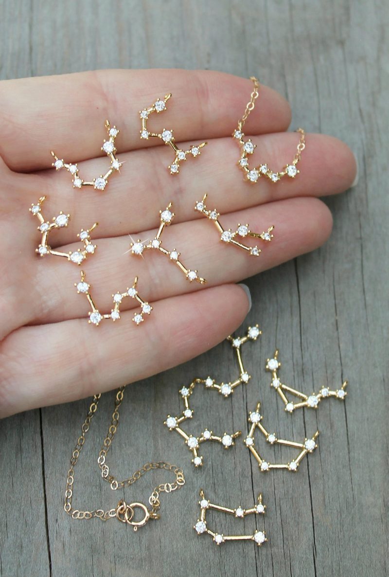 Shop Handmade Mother's Day Gift Ideas For Mom: Horoscope Constellation Necklace from Potion Number 9