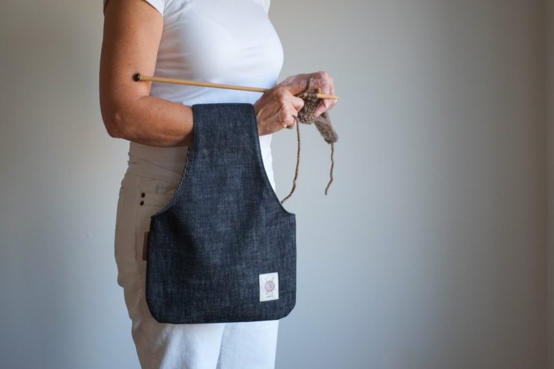 Shop Handmade Mother's Day Gift Ideas For Mom: Knitting/Crochet Bag Wristlet from Jesabell B