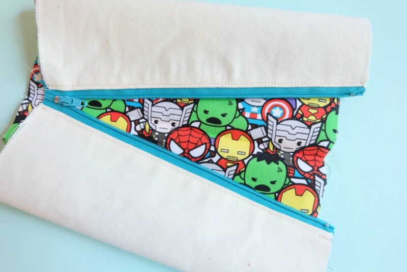 Step 8B- 30 Minute DIY Avengers Pencil Pouch Made With Cricut Maker