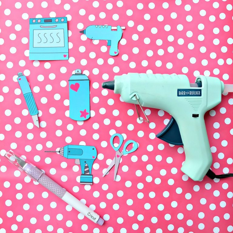 DIY Craft Tool Stickers With Free Printable