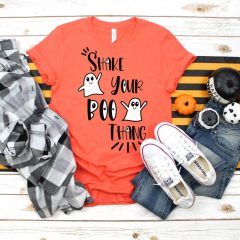 Orange Shake Your Boo Thang Halloween Shirt