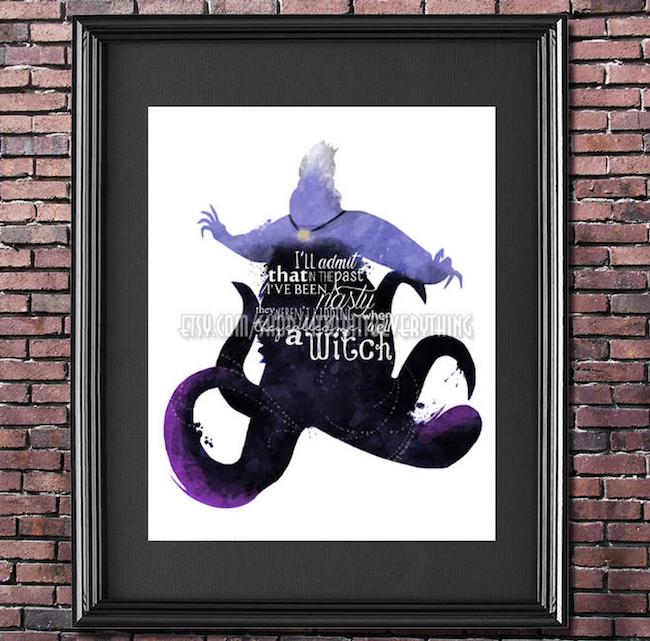 25 Hocus Pocus and Disney Villains SVGs and Printables: Ursula Quote Printable from Litto Bitto Everything