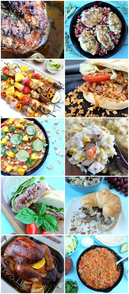 10 Delicious and Family Friendly Turkey Recipes perfect for Thanksgiving or easy weeknight meals from Hello Creative Family
