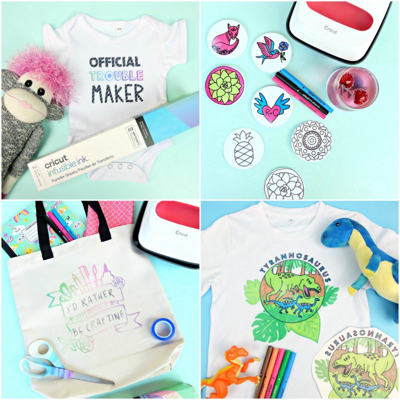 Discover 30 fun and easy projects you can make with your Cricut Maker and Cricut Explore using materials like chipboard, balsa wood, htv, iron-on, paper, vinyl and more! #CricutMade #CricutCreated #CricutCrafts #Sponsored