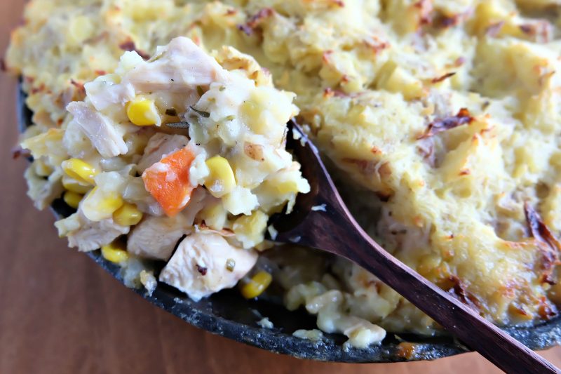 Filled with all the delectable flavors of Thanksgiving, our Leftover Turkey Shepherds Pie Recipe is going to become your FAVORITE thing to do with your Thanksgiving leftovers! Delicious enough for Sunday supper but easy enough for a family friendly weekday meal. #Thanksgiving #ThanksgivingLeftovers #Shepherds Pie #Recipe