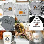 Fall is here and that means pumpkin spice! We're sharing 14 free SVG cut files for fall including a Kawaii Pumpkin Spice cut file, Thanksgiving SVG Files and Pumpkin cut files! Cut these autumn designs using your Cricut or Silhouette. #SVG #Cricut #Silhouette #CutFiles