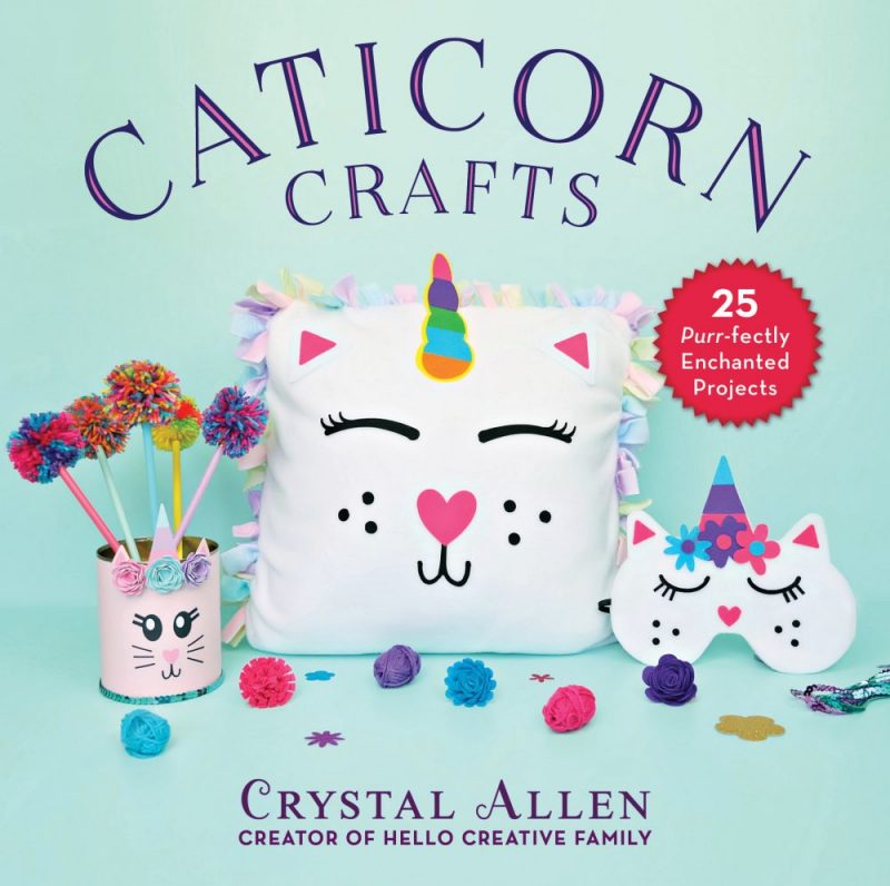 Caticorn Crafts: 25 Enchanted Uni-Kitty Projects by Crystal Allen from Hello Creative Family #Caticorn #Unicorn #CaticornCrafts #UnicornCrafts