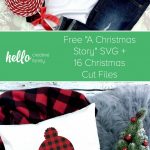 We're sharing a free A Christmas Story SVG file with one of our favorite movie lines "Oh Fudge". Find this cut file along with 15 other Christmas cut files to cut with your Cricut Maker, Cricut Explore or Silhouette! #Cricut #Christmas #AChristmasStory #FreeSVG